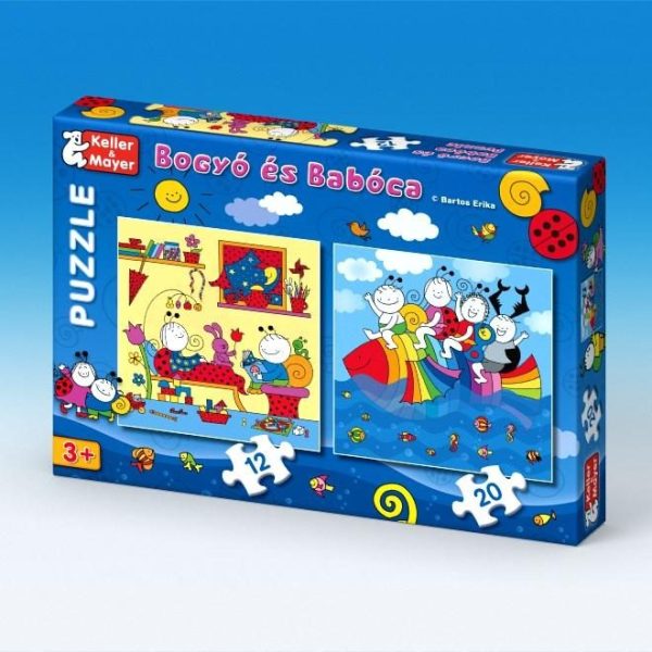 BOGYÓ ÉS BABÓCA PUZZLE - SZIVÁRVÁNYHAL