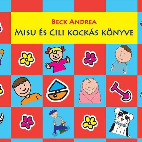 MISU ÉS CILI KOCKÁS KÖNYVE  - PIROS-KÉK