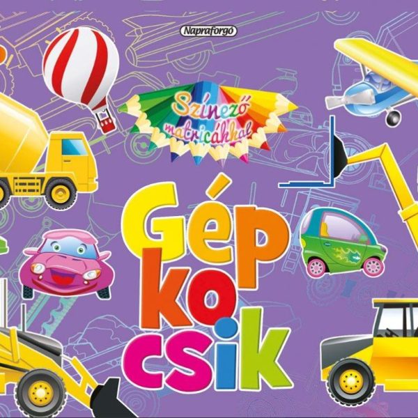 GÉPKOCSIK - SZÍNEZŐ MATRICÁKKAL