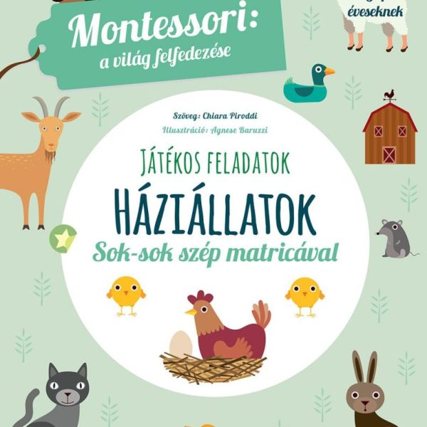 JÁTÉKOS FELADATOK - HÁZIÁLLATOK (MONTESSORI: A VILÁG FELFEDEZÉSE)