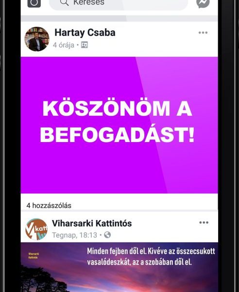 KÖSZÖNÖM A BEFOGADÁST! - VIHARSARKI KATTINTÓS - ÜKH 2019