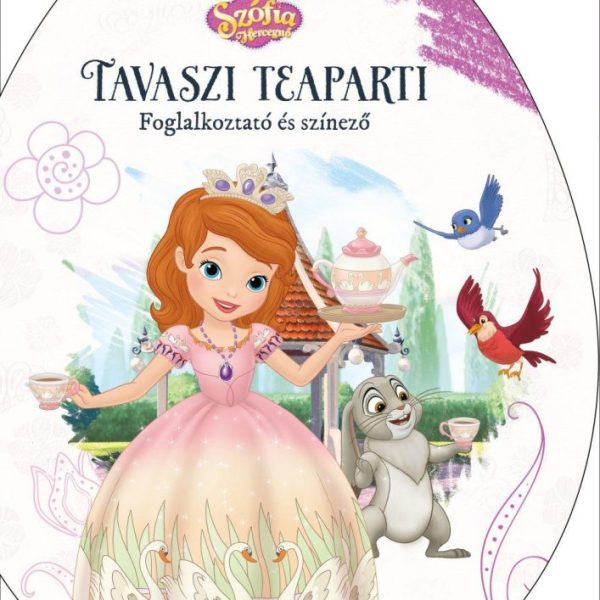 TAVASZI TEAPARTI - DISNEY JUNIOR TOJÁS ALAKÚ SZÍNEZŐ