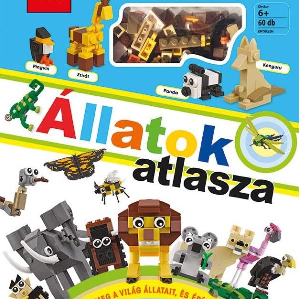 LEGO ÁLLATOK ATLASZA - NÉGY EXKLUZÍV LEGO ÁLLATTAL!