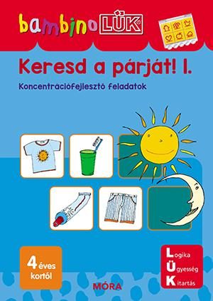 KERESD A PÁRJÁT 1. - KONCENTRÁCIÓFEJLESZTŐ FELADATOK - BAMBINOLÜK