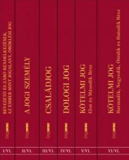 POLGÁRI JOG I-VI. HAT KÖTET CSOMAGBAN 2021 (4., ÁTDOLG., BŐVÍTETT KIADÁS )