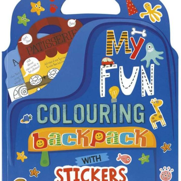 MY FUN COLOURING BACKPACK - BOYS (ANGOL)