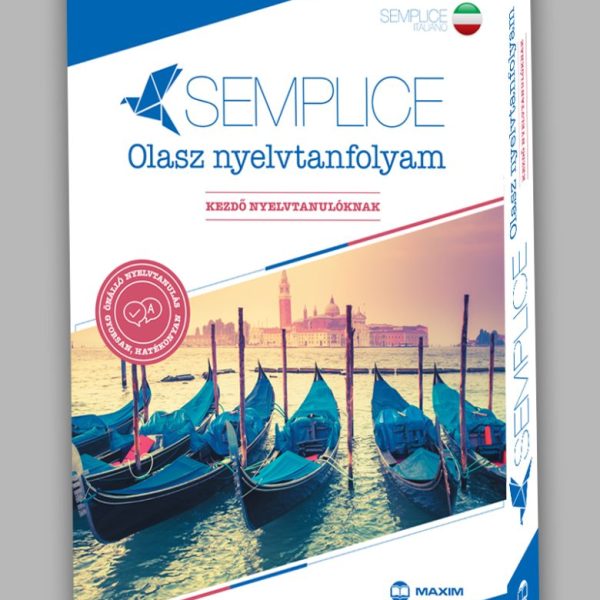 SEMPLICE OLASZ NYELVTANFOLYAM KEZDŐ NYELVTANULÓKNAK (NYELVKÖNYV+KÍSÉRŐFÜZET+HANG