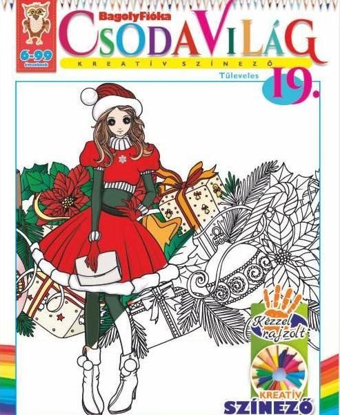 CSODAVILÁG KREATÍV SZÍNEZŐ 19. - TŰLEVELES