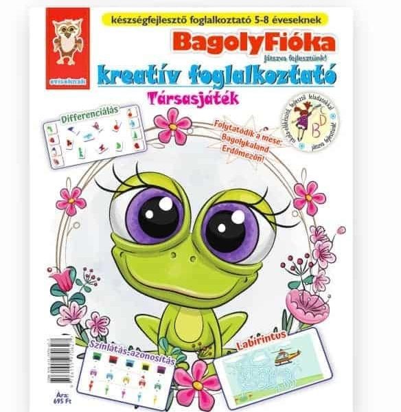 BAGOLYFIÓKA-TÁRSASJÁTÉK KREATÍV FOGLALKOZTATÓ FÜZET