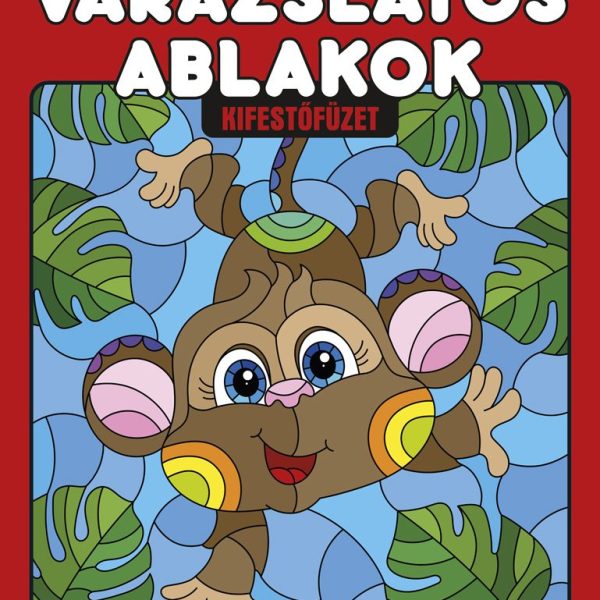 VARÁZSLATOS ABLAKOK KIFESTŐFÜZET - CUKI ÁLLATOK