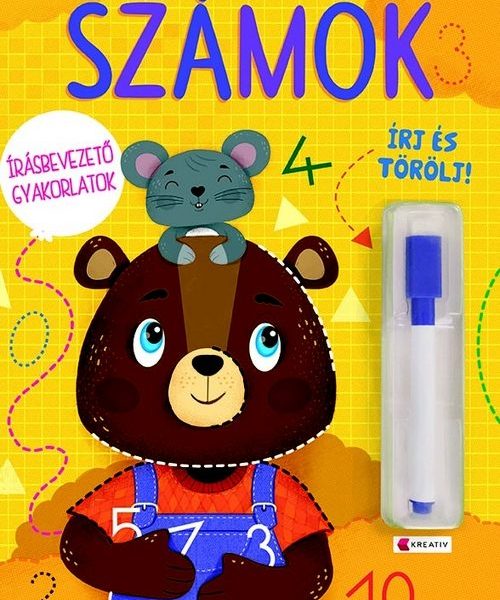 SZÁMOK - ÍRÁSBEVEZETŐ GYAKORLATOK (RADÍROZHATÓ TOLLAL)