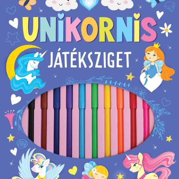 UNIKORNIS JÁTÉKSZIGET - JÁTSSZ VELÜNK!  (FILCTOLL KÉSZLETTEL)