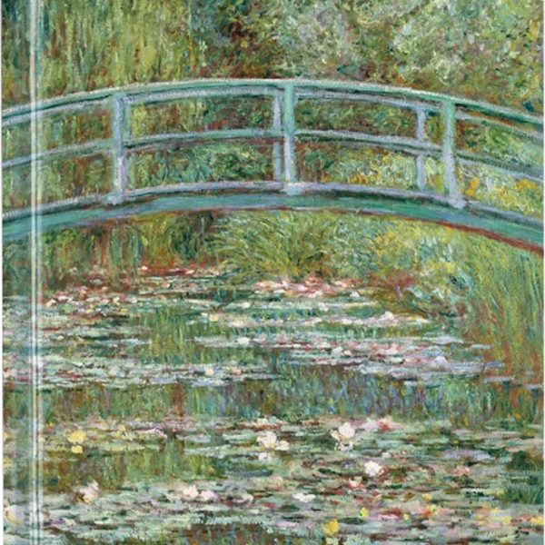 FLAME TREE A4 NOTESZ MONET, BRIDGE..