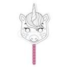 KREATÍV SZÍNEZŐ AVENUE MANDARINE GRAFFY ÁLARC PÁLCIKÁVAL UNIKORNIS