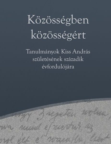 KÖZÖSSÉGBEN KÖZÖSSÉGÉRT
