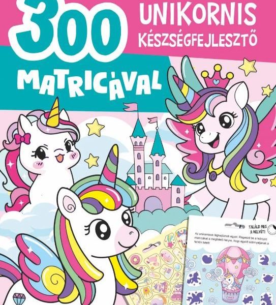 UNIKORNIS KÉSZSÉGFEJLESZTŐ 300 MATRICÁVAL