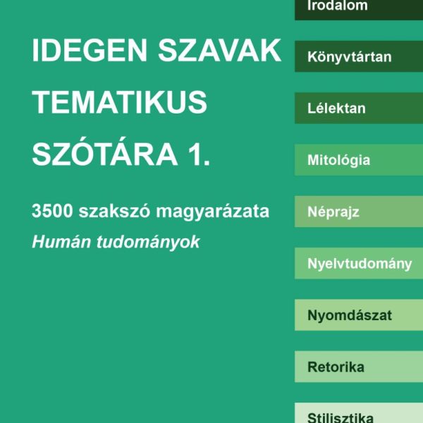 IDEGEN SZAVAK TEMATIKUS SZÓTÁRA 1.