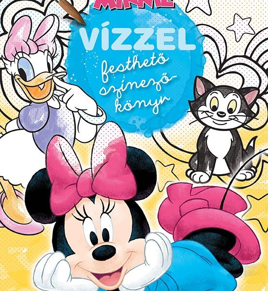 VÍZZEL FESTHETŐ SZÍNEZŐKÖNYV - MINNIE
