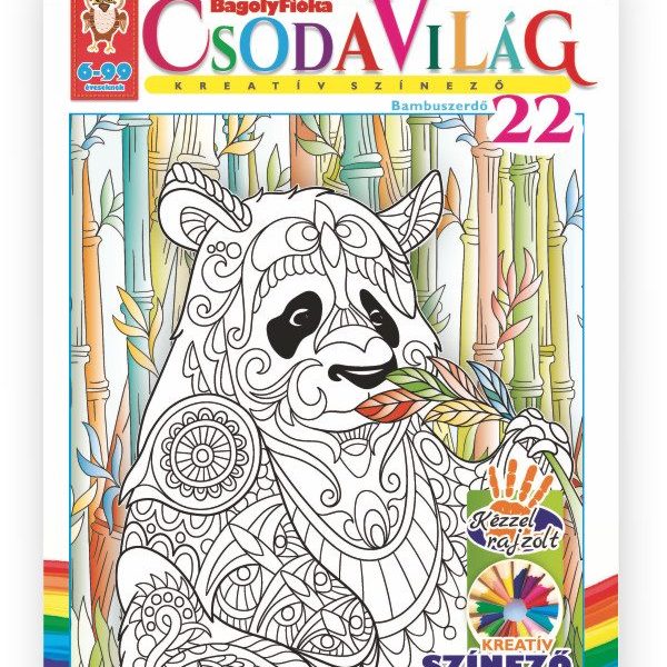 CSODAVILÁG KREATÍV SZÍNEZŐ 22.  BAMBUSZERDŐ
