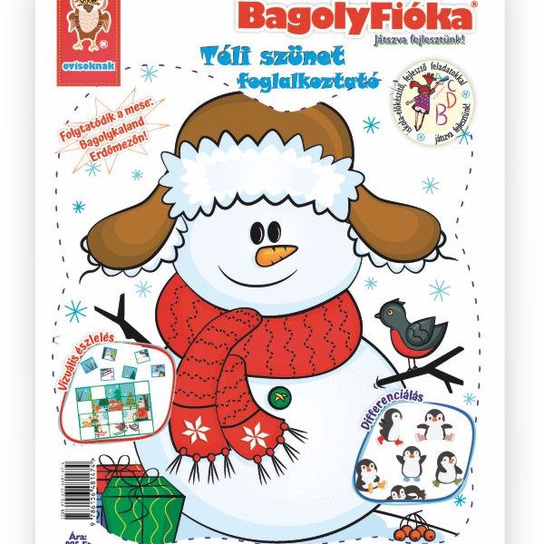 BAGOLYFIÓKA KREATÍV FOGLALKOZTATÓ FÜZET - TÉLI SZÜNET