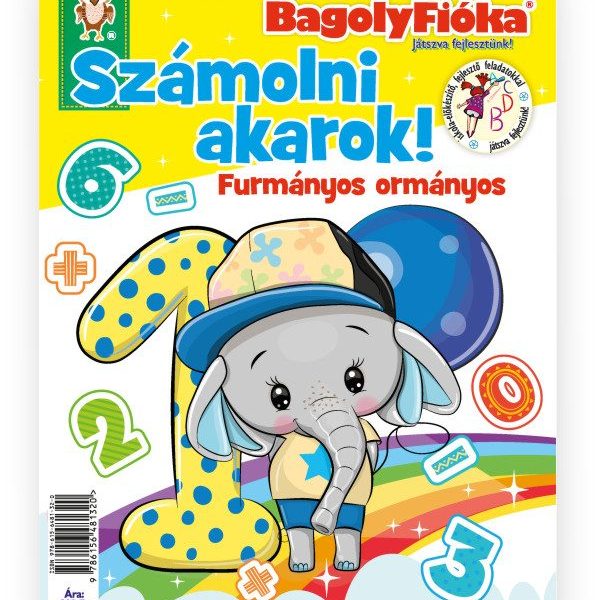 BAGOLYFIÓKA - SZÁMOLNI AKAROK! FURMÁNYOS ORMÁNYOS KREATÍV FOGLALKOZTATÓ FÜZET