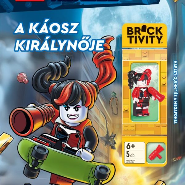 LEGO DC. A KÁOSZ KIRÁLYNŐJE - HARLEY QUINN ÉS A MEGAFONJA MINIFIGURÁVAL
