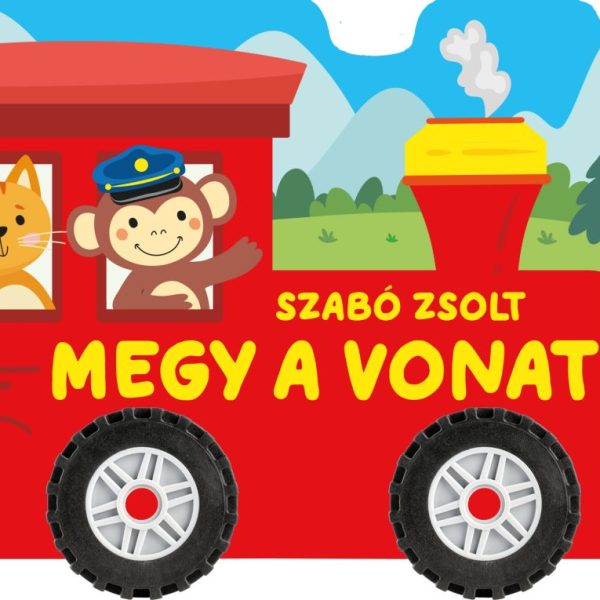 MEGY A VONAT (KEREKES KARTONKÖNYV)