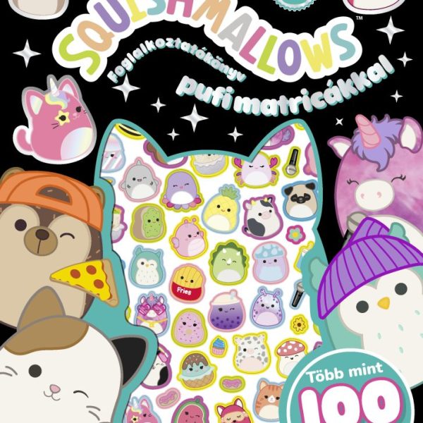 ORIGINAL SQUISHMALLOWS - FOGLALKOZTATÓKÖNYV PUFI MATRICÁKKAL