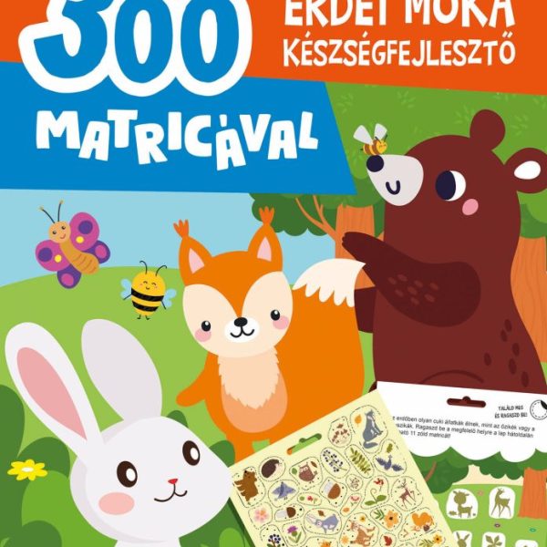 ERDEI MÓKA KÉSZSÉGFEJLESZTŐ - 300 MATRICÁVAL