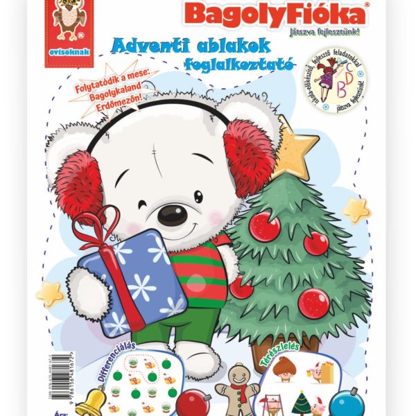 BAGOLYFIÓKA KREATÍV FOGLALKOZTATÓ FÜZET - ADVENTI ABLAKOK