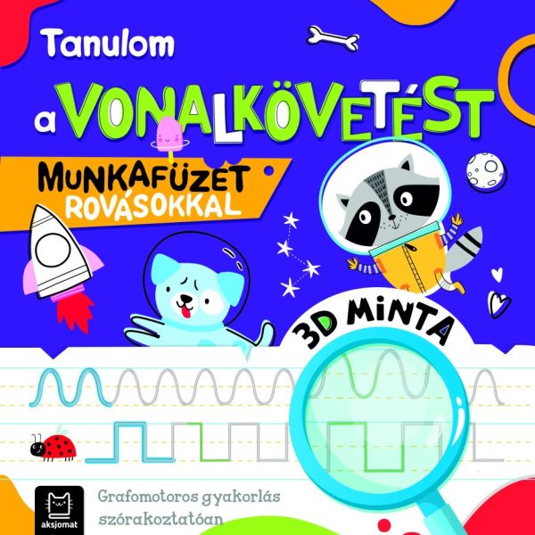 TANULOM A VONALKÖVETÉST -  MUNKAFÜZET ROVÁSOKKAL.