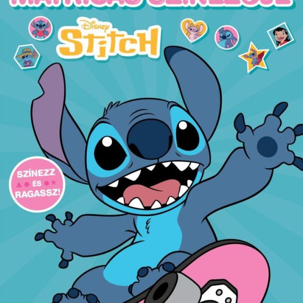 DISNEY - STITCH VAGÁNY MATRICÁS SZÍNEZŐJE - SZÍNEZŐ ÉS FOGLALKOZTATÓ