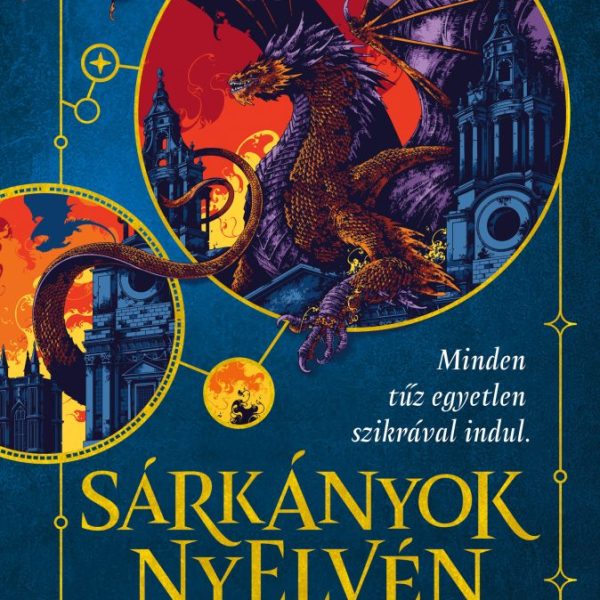 SÁRKÁNYOK NYELVÉN - KÖTÖTT - ÉLFESTETT