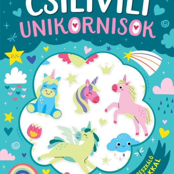 CSILIVILI UNIKORNISOK - FOSZFORESZKÁLÓ MATRICÁKKAL