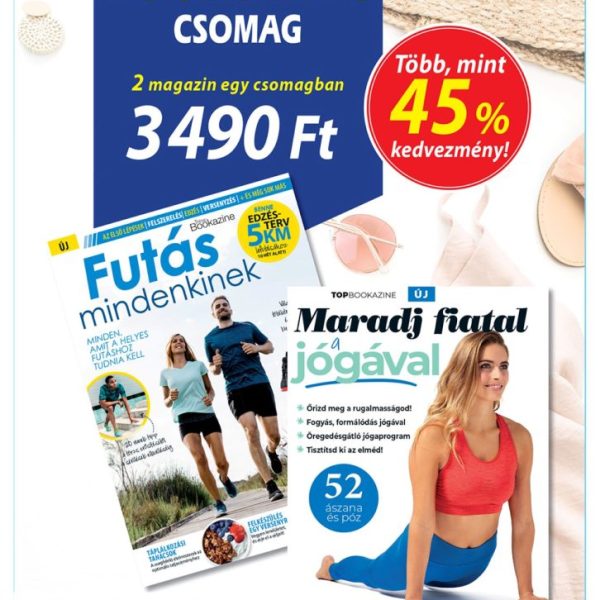 BOOKAZINE CSOMAG: TREND BOOKAZINE 22/4: FUTÁS MINDENKINEK + TOP BOOKAZINE 24/3:
