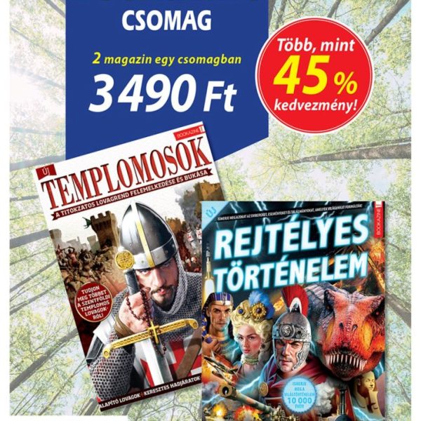 BOOKAZINE CSOMAG: FÜLES BOOKAZINE 22/6: REJTÉLYES TÖRTÉNELEM + FÜLES BOOKAZINE 2
