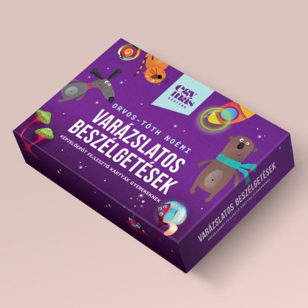 VARÁZSLATOS BESZÉLGETÉSEK - KÉPZELŐERŐT FEJLESZTŐ KÁRTYÁK GYEREKEKNEK