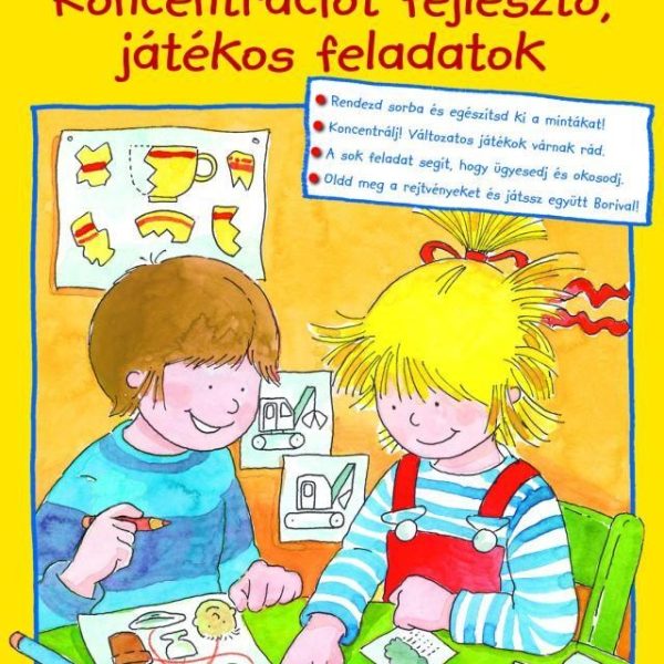 KONCENTRÁCIÓT FEJLESZTŐ, JÁTÉKOS FELADATOK - BARÁTNŐM, BORI FOGLALKOZTATÓ
