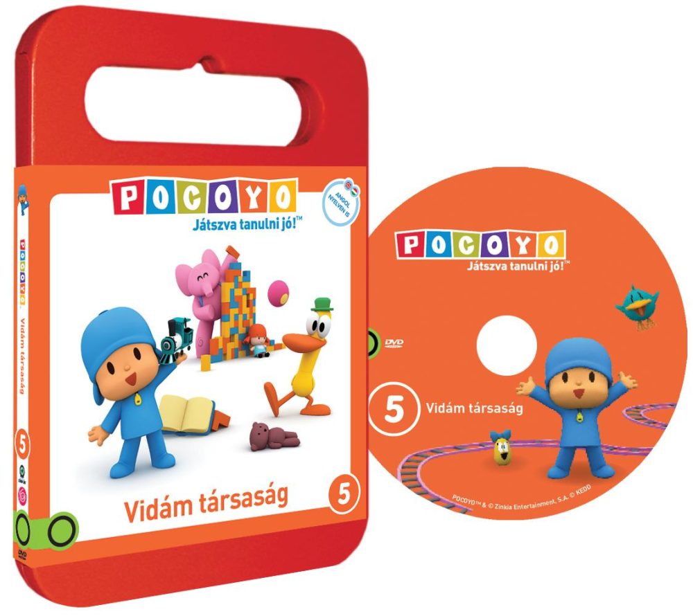 POCOYO DVD 5. - VIDÁM TÁRSASÁG - DVD -