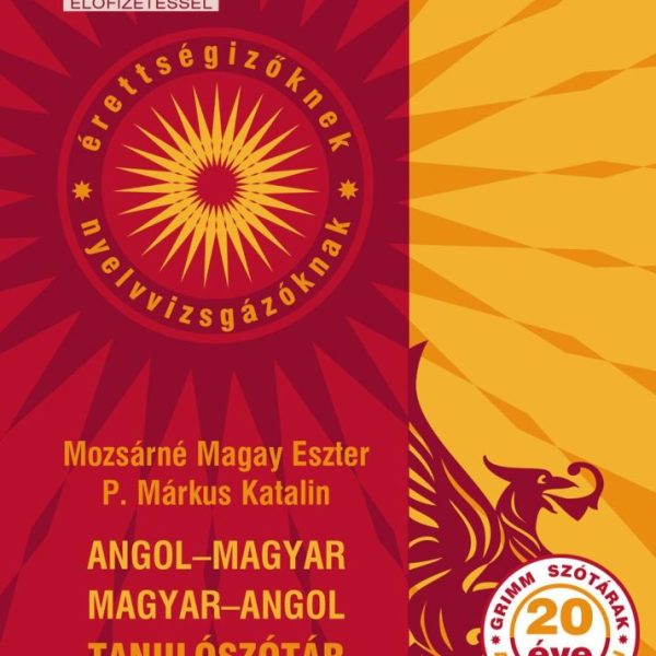 ANGOL-MAGYAR, MAGYAR-ANGOL TANULÓSZÓTÁR (KEDVEZMÉNYES ONLINE ELŐFIZETÉSSEL)