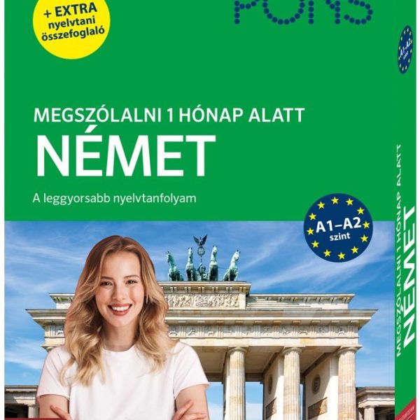 PONS MEGSZÓLALNI 1 HÓNAP ALATT - NÉMET (CD ÉS ONLINE HANGANYAG)