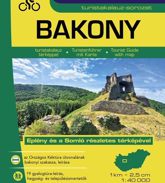 BAKONY TURISTAKALAUZ 1 : 40 000 (SPIRÁL)
