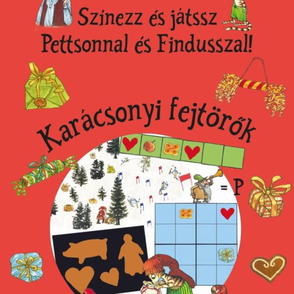 SZÍNEZZ ÉS JÁTSSZ PETTSONNAL ÉS FINDUSSZAL! - KARÁCSONYI FEJTÖRŐK