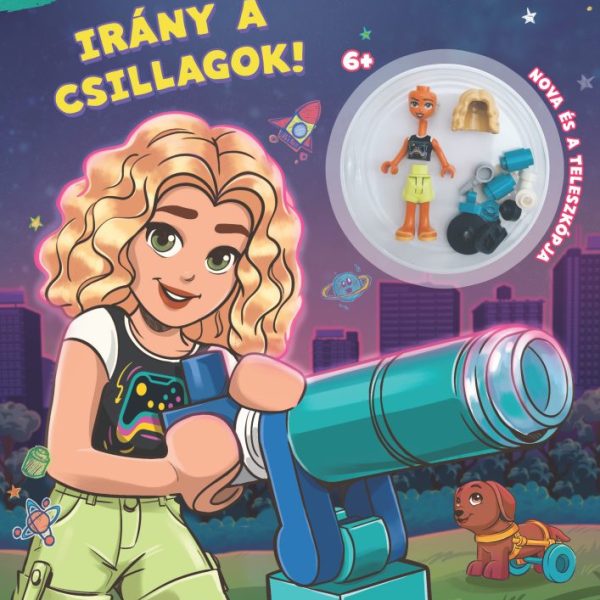 LEGO FRIENDS - IRÁNY A CSILLAGOK! - NOVA ÉS A TELESZKÓPJA MINIFIGURÁVAL