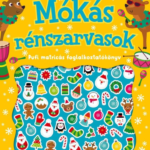 A MIKULÁS ÉS MANÓI - MÓKÁS RÉNSZARVASOK - PUFI MATRICÁS FOGLALKOZTATÓKÖNYV