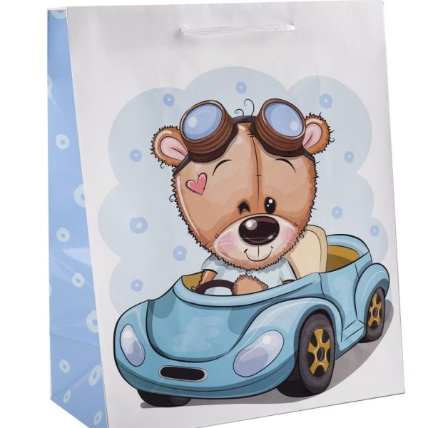 PAPÍRTASAK F.MACI KÉK AUTÓBAN 26*32