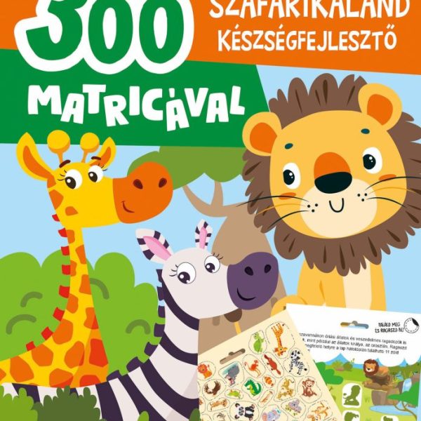 SZAFARIKALAND KÉSZSÉGFEJLESZTŐ - 300 MATRICÁVAL