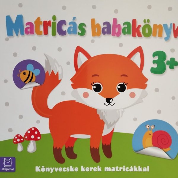 MATRICÁS BABAKÖNYV 3+ (KÖNYVECSKE KEREK MATRICÁKKAL)