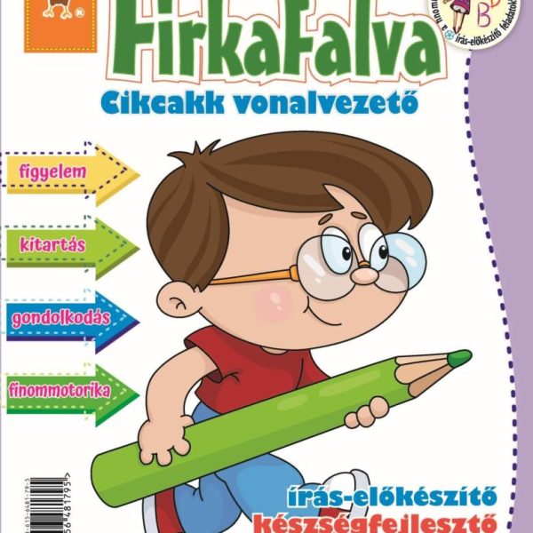 BAGOLYFIÓKA - FIRKAFALVA CIKCAKK VONALVEZETŐ (ÍRÁS-ELŐKÉSZÍTŐ KÉSZSÉGFEJLESZTŐ)