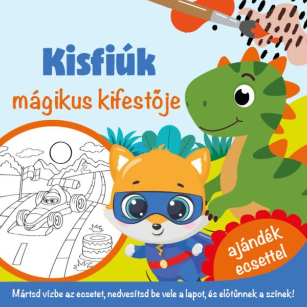 KISFIÚK MÁGIKUS KIFESTŐJE - AJÁNDÉK ECSETTEL